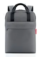 Reisenthel Rucksack Allday M Twist Silver - Volumen: 15 l - Rucksack Typ: Freizeit-Rucksack - Zielgruppe: Unisex - Nachhaltigkeit: amfori BSCI - Helm Fixierung: Nein - Reflektoren: Nein