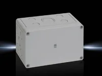 Rittal Polycarbonat-Gehäuse PK, grauer Deckel, 180x110x90