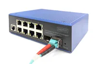 Digitus DN-651156 Netzwerk-Switch Managed L2 Gigabit Ethernet (10/100/1000) Schwarz, Blau