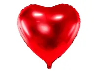 Partydeco Folienballon Herz Rot - Packungsgrösse: 1 Stück - Grösse: 45 cm - Motiv: Herz - Produkttyp: Folienballon - Material: Folie - Detailfarbe: Rot