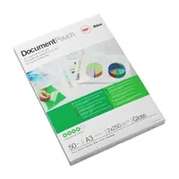 GBC Laminierfolie Document A3, 75 mic, 25 Stück, glänzend - Mediengewicht: 75 µm - Folien Anwendungsbereich: Heisslamination - Kaltlamination - Folien Effekt: Glänzend - Papierformat: A3 - Zubehörtyp: Laminierfolie
