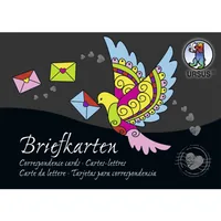 URSUS Motivblock Briefkarten A6 , Sortiert in 28 Farben - Papierformat: A6 - Selbstklebend: Nein - Papierfarbe: Mehrfarbig - Papiertyp: Motivblock - Mediengewicht: 220 g/m² - Verpackungseinheit: 1 Stück