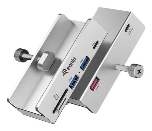 Equip 128968 interface hub USB 3.2 Gen 1 (3.1 Gen 1) Type-A 5000 Mbit/s Aluminium