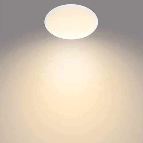 Philips Deckenleuchte Cavanal, 12 W, 2700 K, Weiss - Leuchten Kategorie: Deckenleuchte - Betriebsart: Netzbetrieb - Lampensockel: LED fest verbaut - Farbtemperatur Kelvin: 2700 K - Dimmbar: dimmbar - Farbwiedergabeindex CRI: 80
