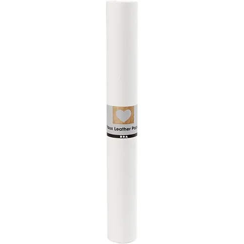 Creativ Company Lederpapier Rolle, 350 g, 1 Stück, Weiss - Papierformat: 50 x 100 cm - Selbstklebend: Nein - Papierfarbe: Weiss - Papiertyp: Lederpapier - Mediengewicht: 350 g/m² - Verpackungseinheit: 1 Stück