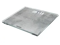 Soehnle Personenwaage Compact 300 Concrete - Displaytyp: LCD - Personenwaage Funktionen: Gewicht - App kompatibel: Nein - Produkttyp: Personenwaage - Farbe: Grau