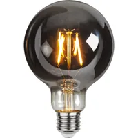 Star Trading Lampe Plain Smoke G95 1.8 W (13 W) E27 Warmweiss (WW) - Energieeffizienzklasse EnEV 2020: G - Lampensockel: E27 - Farbtemperatur Kelvin: 2100 K - Gesamtleistung: 1.8 W - Dimmbar: nicht dimmbar - Zusätzliche Ausstattung: Keine