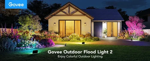 Govee - LED Outdoor Flood Lights 4 Pack