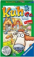 Ravensburger Kinderspiel Kuh & Co. - Sprache: Deutsch - Kategorie: Würfelspiel - Altersempfehlung ab: 4 Jahren - Spieldauer: 10 min - Min. Anzahl Spieler: 2 - Max. Anzahl Spieler: 6