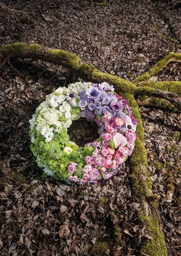 Opiflor Steckschaumkranz Ringo 40 cm - Detailfarbe: Grün