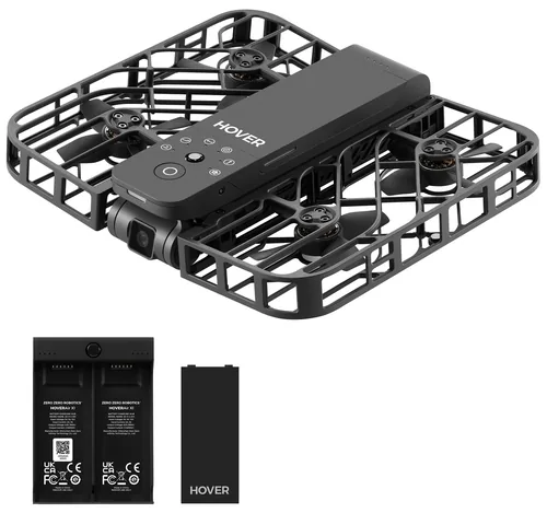HOVERAir X1 Combo 4 rotors Quadcoptère 2704 x 1520 pixels 1050 mAh Noir
