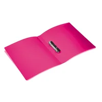 HERMA Ringbuch A4 transluzent Pink 2D-Ring Mechanik - Papierformat: A4 - Anzahl Ringe: 2