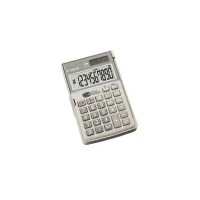 Canon Taschenrechner CA-LS10TEG - Stromversorgung: Batteriebetrieb - Solarbetrieb - Typ: Taschenrechner - Bürorechner - Detailfarbe: Silber - Weiss - Displaytyp: LCD - Anzahl Zeilen: 1 × - Anzahl Stellen: 10 ×