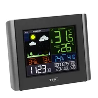 TFA Dostmann Wetterstation View Meteo - Funktionen: Aussentemperatur - Uhrzeitanzeige - Innentemperatur - Aussenluftfeuchtigkeit - Display - Raumluftqualität - Aktuelle Wetterlage - Set: Nein - Typ: Wetterstation