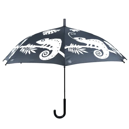 Esschert Design Schirm Chamäleon Mehrfarbig - Schirmtyp: Langschirm - Nachhaltigkeit: Nicht angegeben - Sportart: Lifestyle - Outdoor - Farbe: Mehrfarbig - Länge: 69.3 cm - Schirm-Eigenschaften: Keine