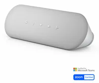 Dell PC-Lautsprecher SP3022 - Audiokanäle: Stereo - Detailfarbe: Weiss - Schnittstellen: USB Typ A - USB Typ C - Ausstattung: Freisprechfunktion - Lautstärkeregler