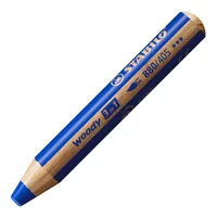 STABILO Farbstifte Woody 3 in 1 Ultramarinblau - Verpackungseinheit: 1 Stück - Set: Nein - Detailfarbe: Ultramarinblau - Eigenschaft-Stift: Deckend - Farbstifte & Wachsmalstifte-Art: Farbstifte - Anwender: Kreativbedarf