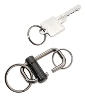 TROIKA KR22-09/BK key ring/case Black, Dark Grey
