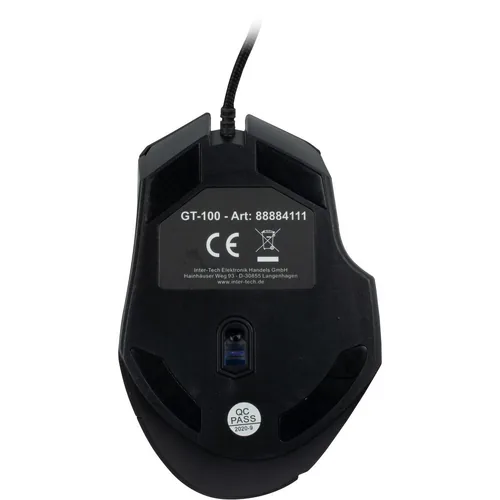 Inter-Tech Gaming-Maus GT-100 RGB, schwarz retail