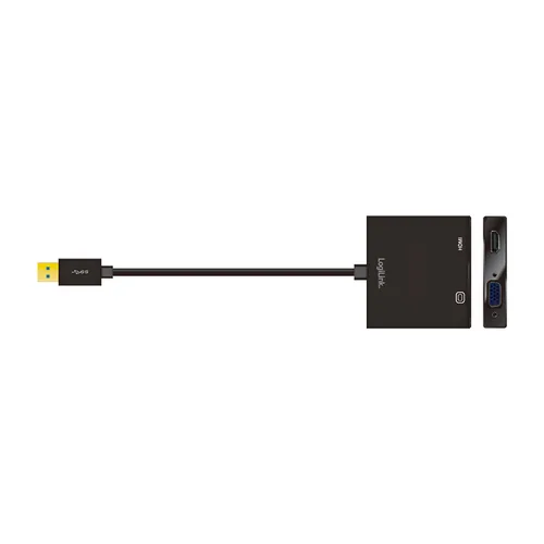 LogiLink UA0234 USB graphics adapter 1920 x 1080 pixels Black