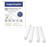 Magnetoplan Wandtafelkreide Weiss, 12 Stück - Verpackungseinheit: 12 Stück - Set: Ja - Detailfarbe: Weiss - Eigenschaft-Stift: Wasserlöslich - Auswaschbar - Farbstifte & Wachsmalstifte-Art: Wandtafelkreide - Anwender: Kinder - Schule - Erwachsene - Kreati