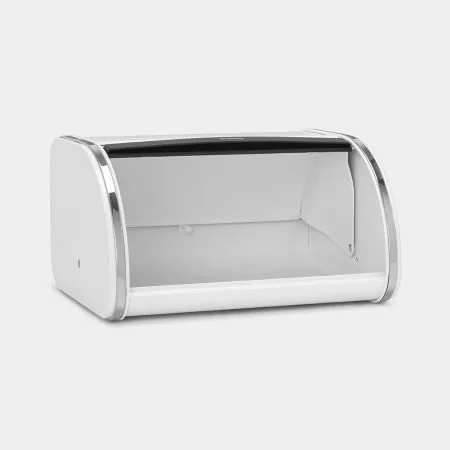 Brabantia Klappbrotkasten Front rund, weiss, medium
