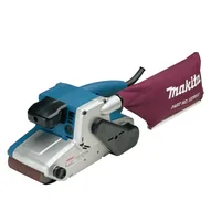 Makita Bandschleifer 9404J, 100 mm,  1010 W - Ausstattung: Ohne Zubehör - Betriebsart: Netzbetrieb - Produktkategorie: Bandschleifer - Set: Nein - Akkusystem: Netzbetrieb (kein Akku) - Werkzeugaufnahme: Wechselsystem