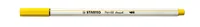 STABILO Pen 68 brush felt pen Medium Yellow 1 pc(s)
