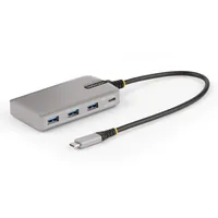 StarTech.com 4-Port USB-C Hub with USB-C DP Alt Mode Video Output 4K 60Hz, 3x USB-A, 1x USB-C, 100W Power Delivery Pass-Through, USB 3.2 Gen 2 (10Gbps)