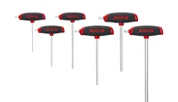 Stiftschlüssel-Set Hex, mit Quergriff ComfortGrip, Schraubendreher