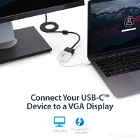 USB-C TO VGA ADAPTER - WHITE .