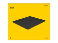 Mauspad schwarz 450 x 400 mm ""Glas""-Beschichtung