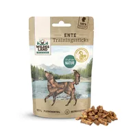 Wildes Land Canine Ente Trainingssticks Dog Snacks Duck 70 g