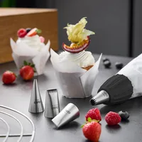 GEFU Spritztülle Set Decore 4-teilig - Typ: Spritztülle - Set: Ja - Material: Edelstahl