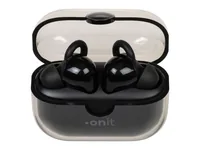 onit True Wireless In-Ear-Kopfhörer Pro Schwarz - Detailfarbe: Schwarz - Kopfhörer Ausstattung: Geräuschunterdrückung - Anruf-Management - Mikrofon - Ladeschale/Ladebox - Verbindungsmöglichkeiten: Bluetooth - USB Typ-C - Aktive Geräuschunterdrückung: Nein