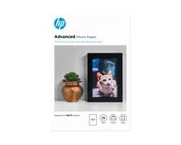 HP Advanced Glossy Photo Paper-25 sht/10 x 15 cm borderless White Gloss
