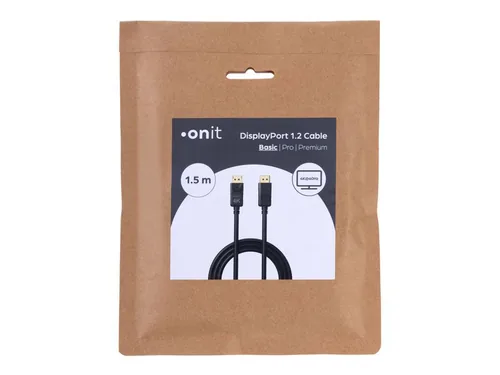 ONIT Basic 1.5 m DisplayPort Black