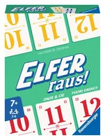 Ravensburger Familienspiel Elfer raus! - Sprache: Deutsch - Französisch - Italienisch - Kategorie: Familienspiel - Kartenspiel - Altersempfehlung ab: 7 Jahren - Spieldauer: 30 min - Min. Anzahl Spieler: 2 - Max. Anzahl Spieler: 6