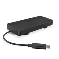 D Lenovo USB-C Dual Display Travel Dock with Adapter