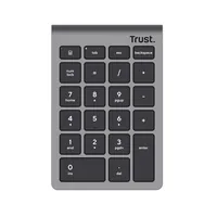 Trust Xalas tastierino numerico Laptop/PC RF Wireless Argento