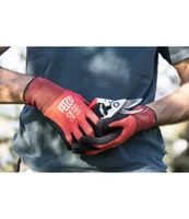 Felco Gartenhandschuh FELCO 701, L - Grösse: L - Detailfarbe: Rot - Schwarz - Zielgruppe: Unisex - Anwender: Erwachsene - Förster - Gärtner - Grössensystem: DE - Grössentyp: Normalgrösse