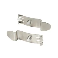 Logilink Hutschienenhalter, Metall, 2 Stück