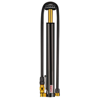 Lezyne Minipumpe Micro Floor Drive HV Black - Ventiltyp: Schrader - Sclaverand/Presta - Pumpentyp: Standpumpe - Pumpe Eigenschaften: Aufpumpen - Sportart: Velo