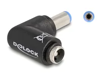 DC Adapter 5,5 x 2,1 mm Stecker zu 5,5 x 2,1 mm Buchse 90° gewinkelt
