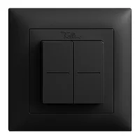 Feller Smart Light Control  für Philips Hue EDIZIOdue AP schwarz - Detailfarbe: Schwarz - Protokoll: ZigBee - Produkttyp: Fernbedienung und Wandtaster - Systemkommunikation: Wireless - System-Kompatibilität: Philips Hue