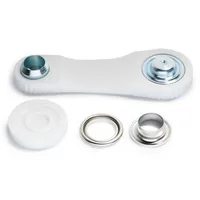 Prym Ösen + Scheiben 11 mm Silber, 15 Stück - Verpackungseinheit: 15 Stück - Detailfarbe: Silber - Produkttyp: Ösen