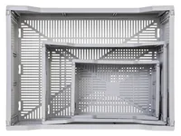 COCON Klappbox 30.5 x 20.5 x 12.5 cm, Grau - Breite: 30.5 cm - Höhe: 20.5 cm - Tiefe: 12.5 cm - Volumen: 7.8 l - Produkttyp: Aufbewahrungsbox - Verpackungseinheit: 1 Stück