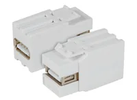 EFB Keystone Einbauadapter USB2.0 A - A, weiß