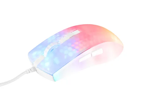 Deltaco Gaming GAM-144-W souris Droitier USB Type-A Optique 6200 DPI