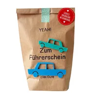 Wunderle Wundertüte Führerschein diverse Inhalte - Produkttyp Geschenke: Wundertüten - Empfänger Geschenke: Für Männer - Für Frauen - Anlass: Prüfung